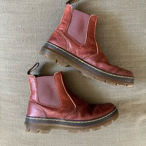 Dr. Martens Dark Brown Leather Boots